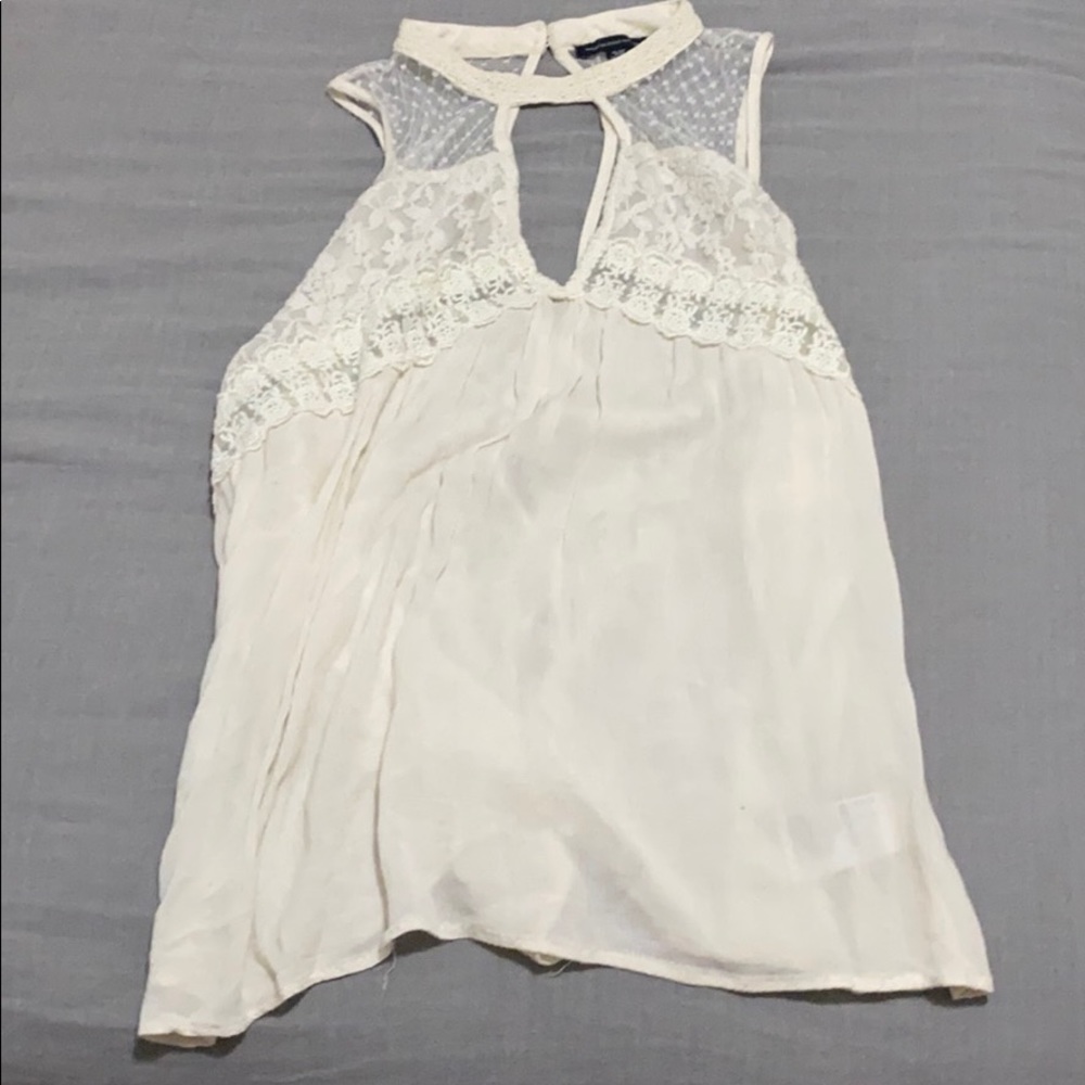 Sheer White Tanktop